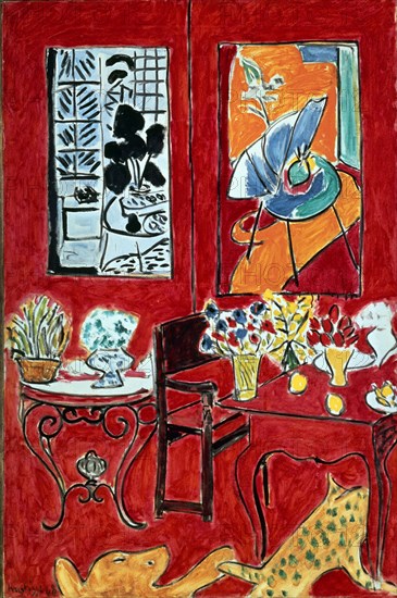 Matisse, "Grand intérieur rouge"