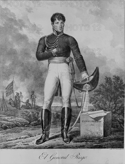 LECOMTE M
EL GENERAL RIEGO (1785-1823) - 1820
Madrid, public museum