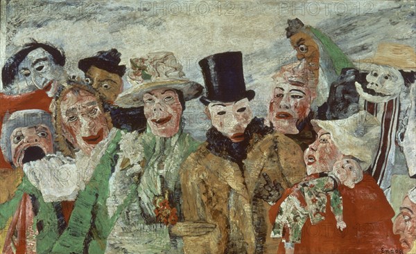 ENSOR JAMES 1860/1949
LA INTRIGA
AMBERES, MUSEO BELLAS ARTES
BELGICA

This image is not downloadable. Contact us for the high res.