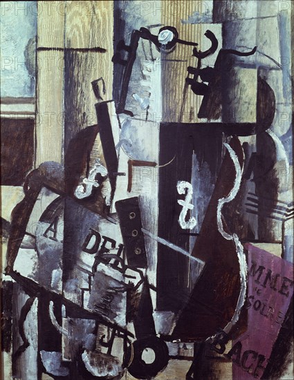 BRAQUE GEORGES 1882/1963
CLARINETE Y VIOLIN