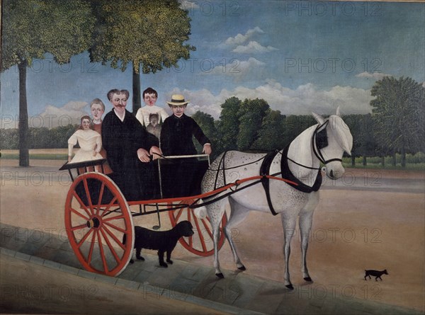 ROUSSEAU HENRI 1844/1910
LA TARTANA DEL PADRE JUNIET - 1908 - O/L - 97x129 - PINTURA NAÏF
PARIS, MUSEO ORANGERIE
FRANCIA