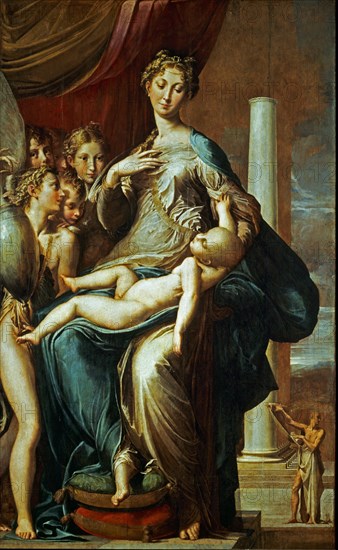 Parmigianino, La Madone au long cou