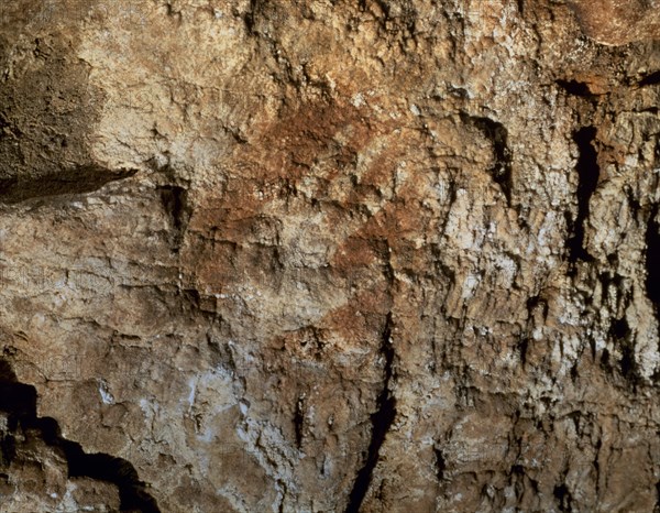 PINTURA RUPESTRE DE MANO SIN DEDO MEÑIQUE
MALTRAVIESO, CUEVA
CACERES