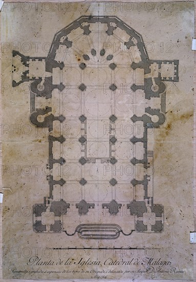 RAMOS A
PLANTA DE LA CATEDRAL DE MALAGA 1784
MADRID, SERVICIO GEOGRAFICO EJERCITO
MADRID

This image is not downloadable. Contact us for the high res.