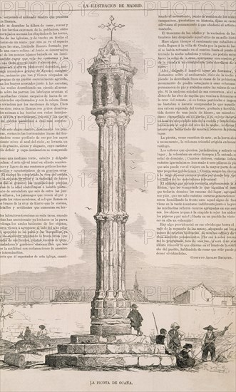 BECQUER GUSTAVO ADOLFO 1836/1870
LA PICOTA DE OCAÑA DE V.BECQUER-PUBLIC EN LA ILUSTRAC.MADRID
MADRID, BIBLIOTECA NACIONAL DIARIOS
MADRID