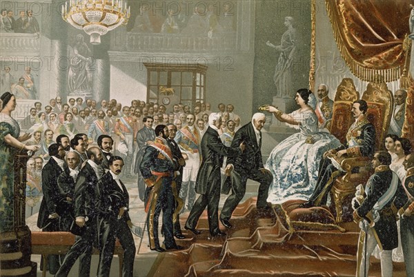 CORONACION DE JOSE MANUEL QUINTANA(SENADO 25/3/1855)LIT
MADRID, BIBLIOTECA NACIONAL
MADRID