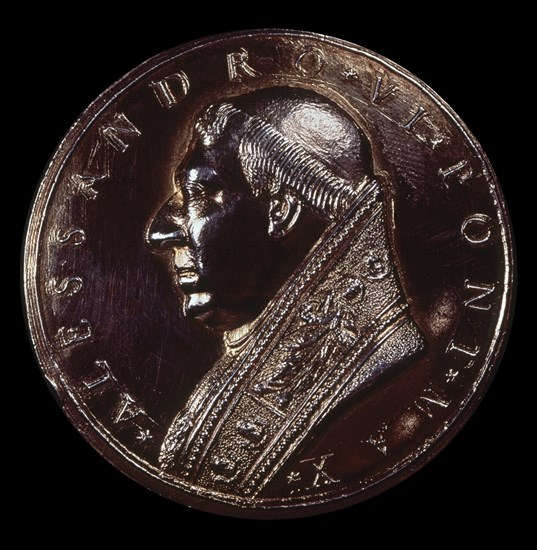 Coin representing Pope Alexander VI