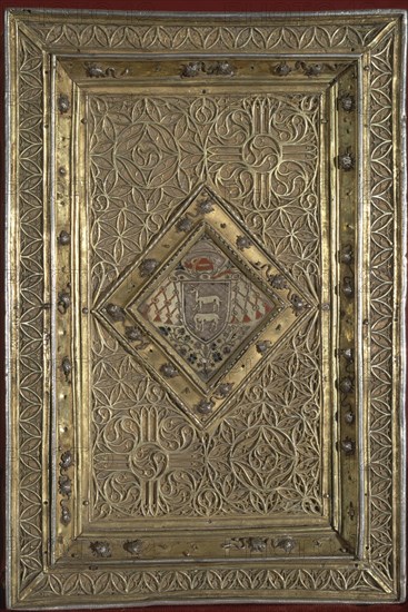 EVANGELIARIO CON ESCUDO CARD CERVANTES-S XIV-XVENCIADERNAC GOTICA EN PLATA
AVILA, CATEDRAL MUSEO
AVILA
