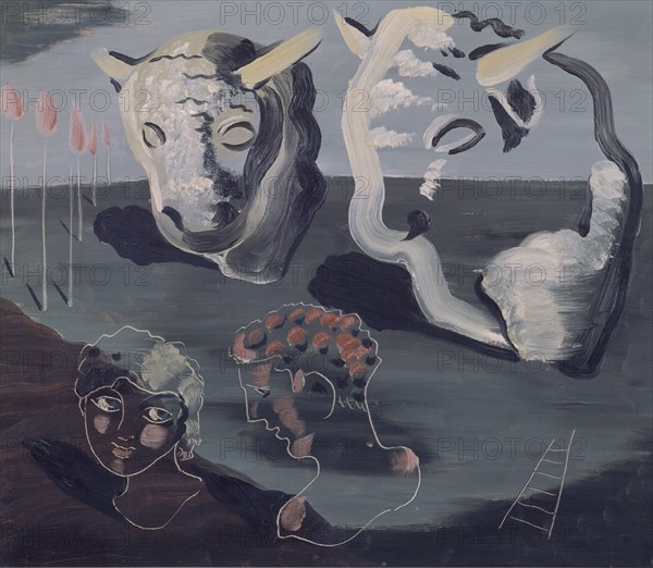 MORENO VILLA JOSE
COMPOSICION SURREALISTA(C.1934) O/L 46X55 CM
MADRID, BANCO CENTRAL-HISPANO
MADRID
