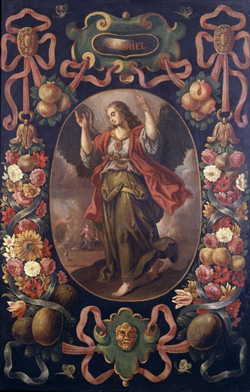 ESCUELA ESPAÑOLA
ARCANGEL S GABRIEL -S XVII-LIENZO 170X 110 CM-
MADRID, BANCO CENTRAL-HISPANO
MADRID