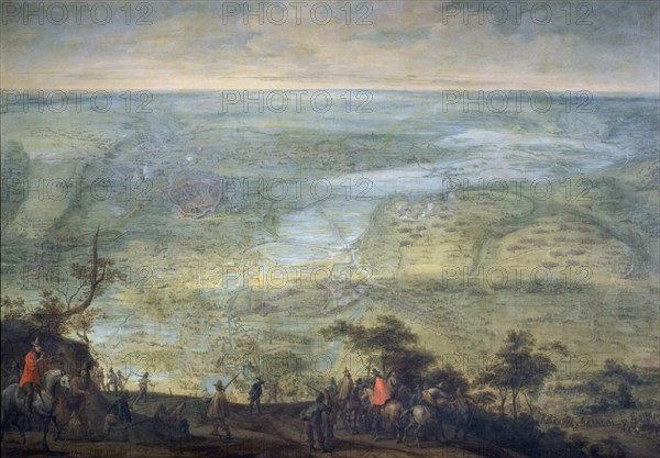 SNAYERS PEETER 1592/1667
SOCORRO DE SAINT OMER-1638-184x263 cm-  NP 1744-S XVII BARROCO FLAMENCO
Madrid, musée du Prado