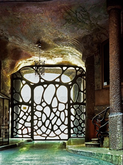 Gaudi, Front door of the Casa Milà