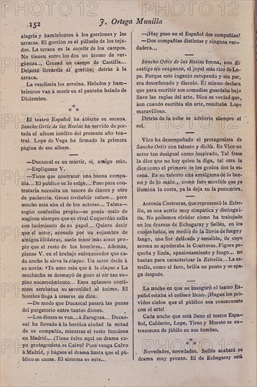 ORTEGA MUNILLA
PAGINA LOS LUNES DEL IMPARCIAL
MADRID, BIBLIOTECA NACIONAL
MADRID