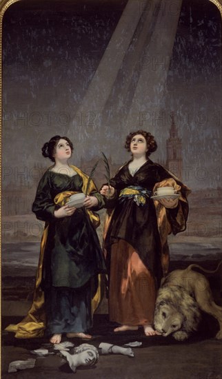 Goya, Saints Justa et Rufina