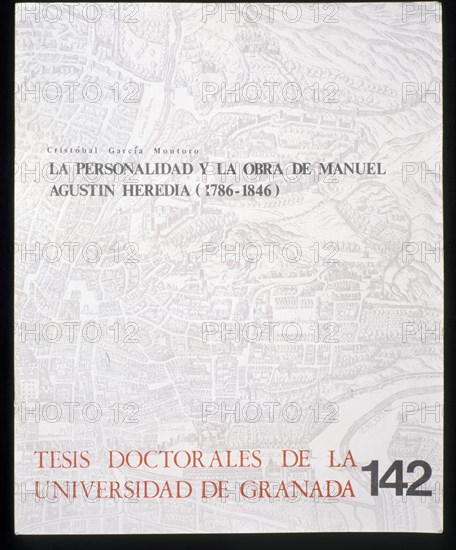 GARCIA MONTORO CRISTOBAL
OBRA DE MANUEL AGUSTIN HEREDIA 1786-1846
MADRID, BIBLIOTECA NACIONAL PISOS
MADRID
This image is not downloadable. Contact us for the high res.