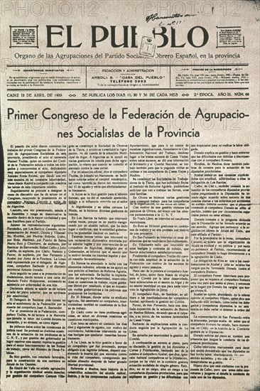 PERIODICO"EL PUEBLO" 1933 NO OS DEJEIS ENGANAR
MADRID, HEMEROTECA MUNICIPAL
MADRID

This image is not downloadable. Contact us for the high res.