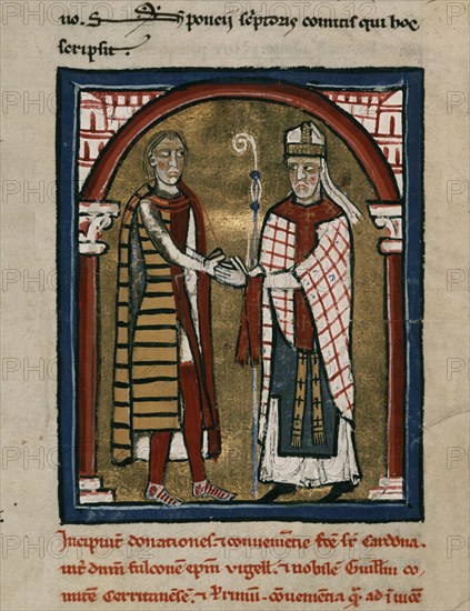 LIBER FEUDORUM CERITANIAE FOL 6V
BARCELONA, ARCHIVO CORONA ARAGON
BARCELONA
This image is not downloadable. Contact us for the high res.