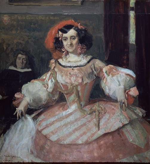 Sorolla, The Actress Maria Guerrero as 'La Dama Boba'