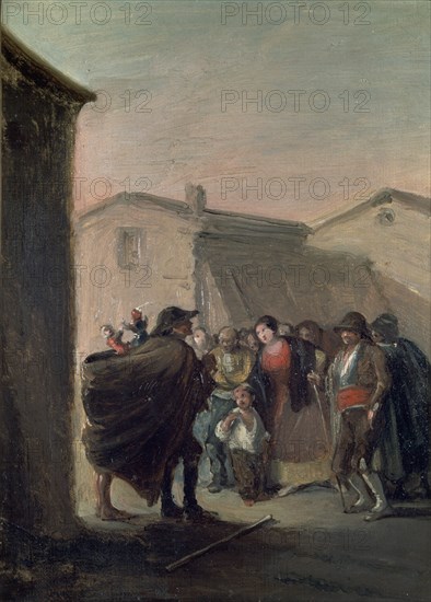 ALENZA LEONARDO 1807/45
EL GALLEGO DE LOS CURRITOS - S XIX
MADRID, CASON RETIRO
MADRID