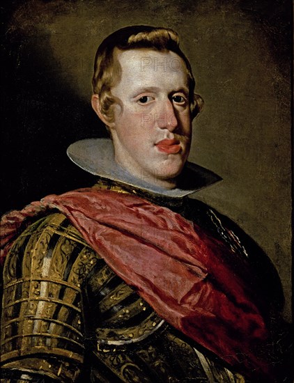 Vélasquez, Portrait de Philippe IV en cuirasse