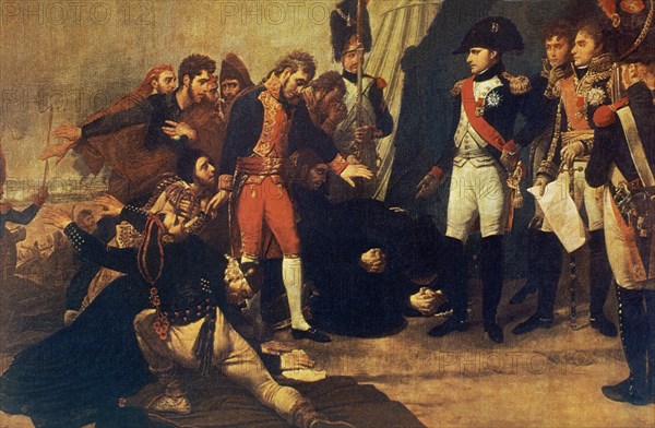 GROS ANTOINE JEAN 1771/1835
R-CAPITULACION DE MADRID ANTE FUERZAS DE NAPOLEON
VERSALLES, MUSEO PALACIO
FRANCIA