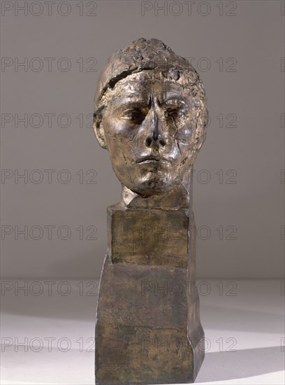 BOURDELLE ANTOINE 1861/1929
CABEZA DE APOLLON 19OO 19O9 BRONCE DORADO
PARIS, MUSEO BOURDELLE
FRANCIA