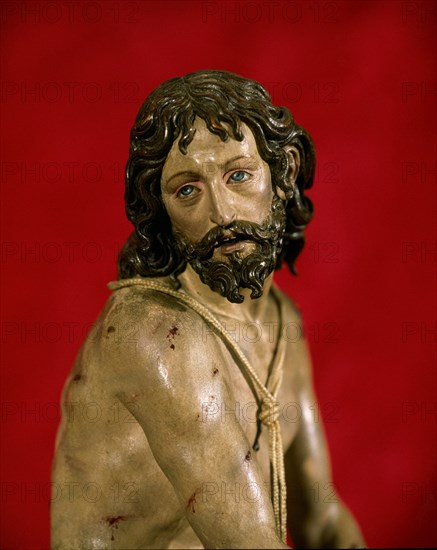 FERNANDEZ GREGORIO 1576/1636
ECCE-HOMO- S XVII- ESCULTURA BARROCA- MADERA POLICROMADA
VALLADOLID, CONVENTO DE LAS CARMELITAS DESCALZAS
VALLADOLID