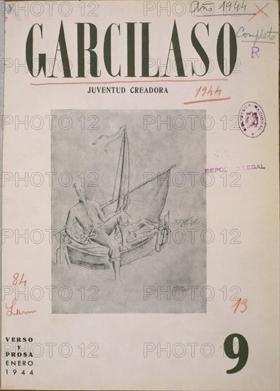 MOLINA SANCHEZ
ILUSTRACION PORTADA GARCILASO NUN 9
MADRID, BIBLIOTECA NACIONAL DIARIOS
MADRID

This image is not downloadable. Contact us for the high res.