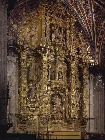 CAPILLA DE STA TECLA-DET RETABLO MAYOR
BURGOS, CATEDRAL-INTERIOR
BURGOS