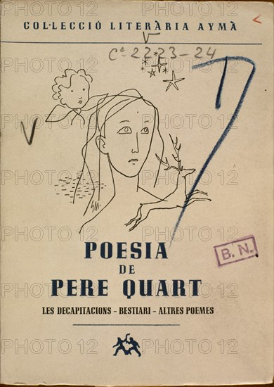 QUART PERE
POESIA (1970)  SIG V-C-2223-24
MADRID, BIBLIOTECA NACIONAL DEPOSITO
MADRID