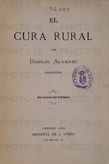 ALVAREZ BASILIO
EL CURA RURAL   1904
MADRID, BIBLIOTECA NACIONAL
MADRID

This image is not downloadable. Contact us for the high res.