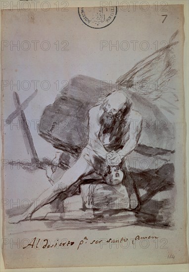 Goya, Dans le désert pour devenir saint