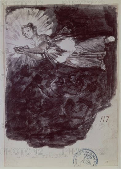 Goya, Light and darkness (allusion to the Riego revolt)