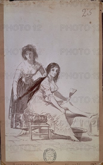 Goya, The Hairdresser