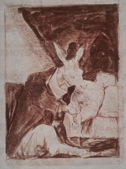 Goya, Caprice 40 - De quel mal mourra-t-il ?