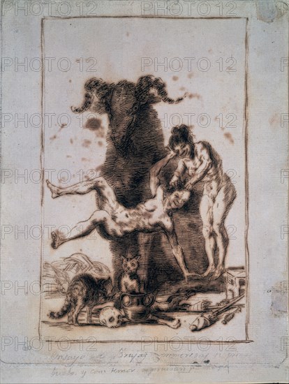 Goya, Witches rehearsal