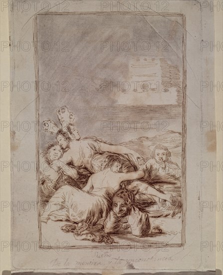 Goya, Rêve du mensonge et de l'inconstance