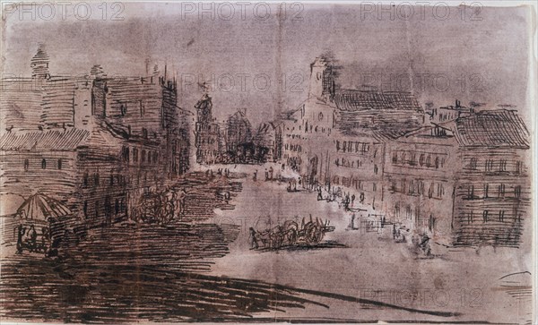 Goya, A street in Madrid