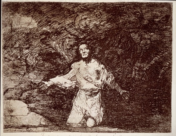 Goya, Desastres de guerre ( Prémonition triste de ce qui doit arriver )