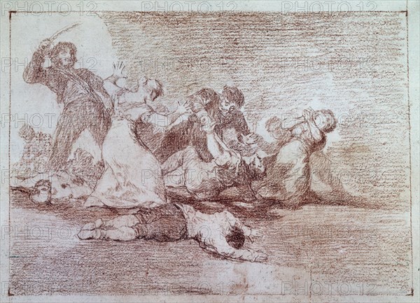 Goya, drawing