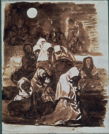 Goya, Group of women praying