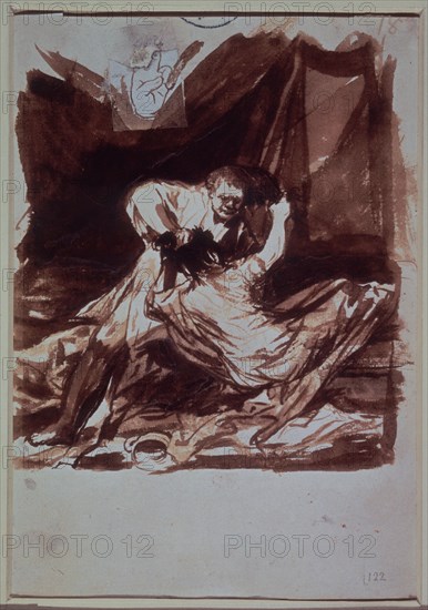 Goya, Conjugal fight