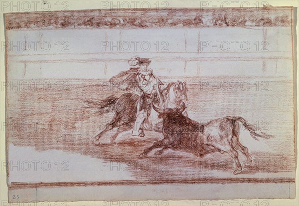 Goya, Rejoneo (kind of picador) - Tauromachy 25