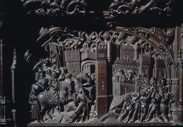 ALEMAN RODRIGO 1470/1542
TOMA REINO DE GRANADA-LOJA
TOLEDO, CATEDRAL CORO BAJO
TOLEDO