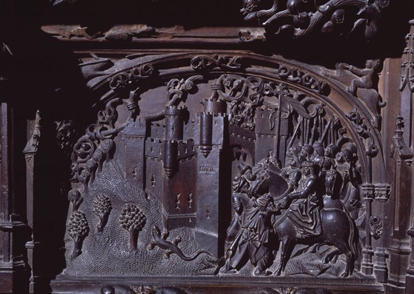 ALEMAN RODRIGO 1470/1542
TOMA REINO DE GRANADA - COIN
TOLEDO, CATEDRAL CORO BAJO
TOLEDO