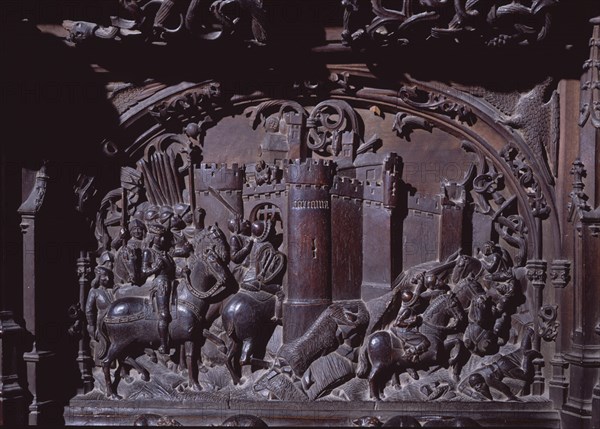 ALEMAN RODRIGO 1470/1542
TOMA REINO DE GRANADA - CARTAMA
TOLEDO, CATEDRAL CORO BAJO
TOLEDO