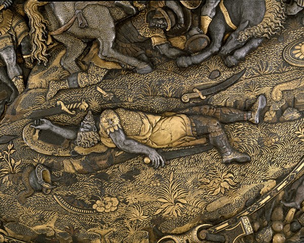 DE DEL ESCUDO DE CARLOS V-SOLDADO MUERTO-
MADRID, ARMERIA REAL
MADRID