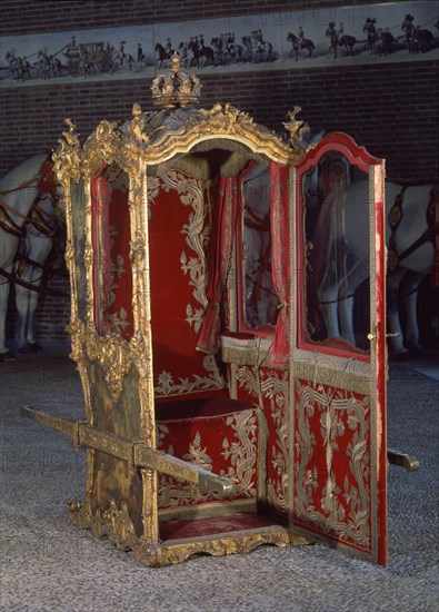 SILLA DE MANO DE CARLOS III-S XVIII
MADRID, PALACIO REAL-OBJETOS
MADRID