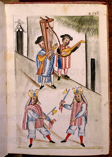 MARTINEZ COMPAÑON 1737/97
TRUJILLO DEL PERU II E 147 DANZA DEL CHIMO
MADRID, PALACIO REAL-BIBLIOTECA
MADRID