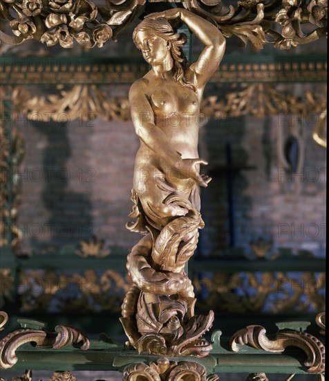 CARIATIDE DEL TEMPLETE DE LA GONDOLA DE FELIPE V
ARANJUEZ, MUSEO FALUAS
MADRID
